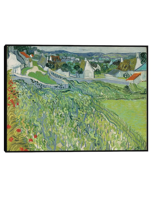 Cuadro decorativo Viñedos de Auvers (1890) técnica mixta Inspiración 1