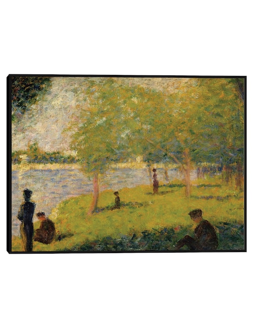 Cuadro decorativo Estudio,Un domingo en La Grande Jatte, (1884) técnica mixta Lagos 1