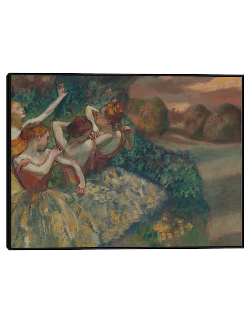 Cuadro decorativo Cuatro bailarines (c.1899) técnica mixta Danza 1