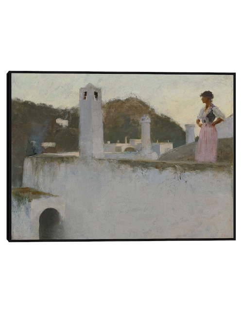 Cuadro decorativo Vista de Capri (hacia 1878) técnica mixta Gente 1