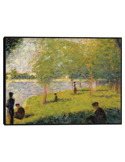 Cuadro decorativo Estudiar para un domingo en La Grande Jatte (1884) técnica mixta Cuadros Jr Lagos