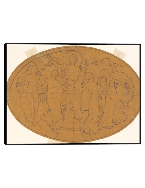 Cuadro decorativo Estudio para ,Apolo y las musas, (hacia 1921) técnica mixta 1