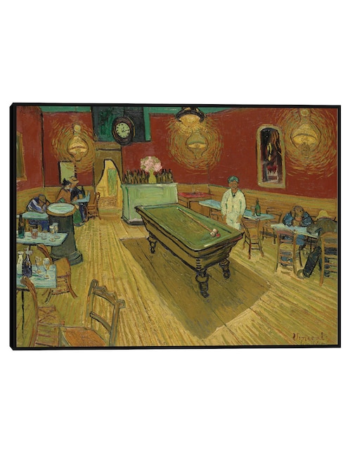 Cuadro decorativo Le café de nuit (El café nocturno) (1888) técnica mixta Café 1