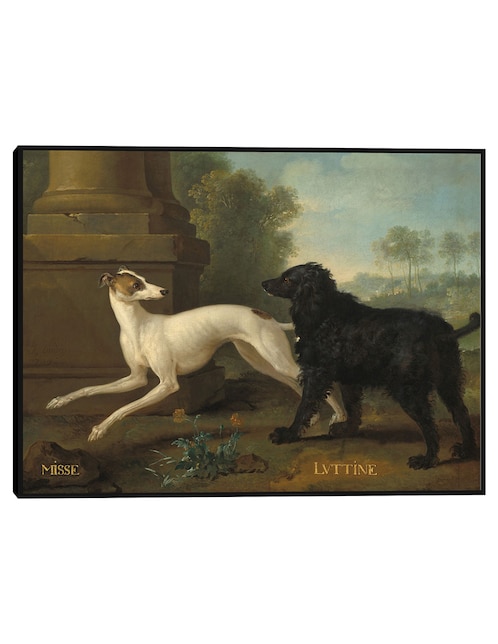 Cuadro decorativo Misse y Luttine, 1729 técnica mixta Retratos 1