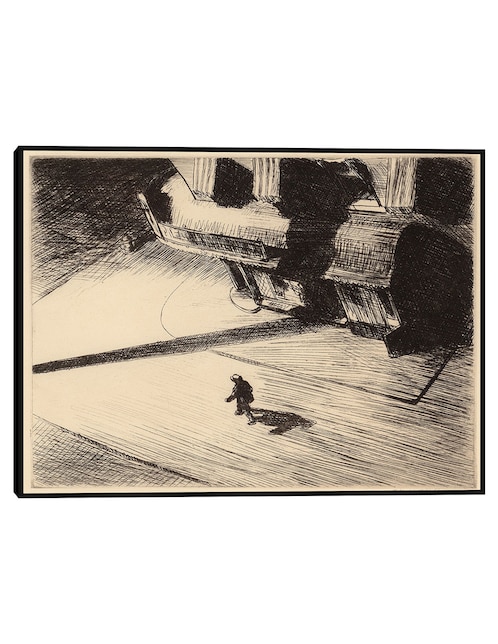 Cuadro decorativo Sombras nocturnas (1921) técnica mixta Cuadros Jr Inspiración