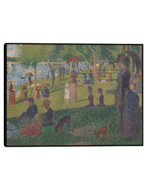 Cuadro decorativo Estudio para ,Un domingo en La Grande Jatte, (1884) técnica mixta Gente 1