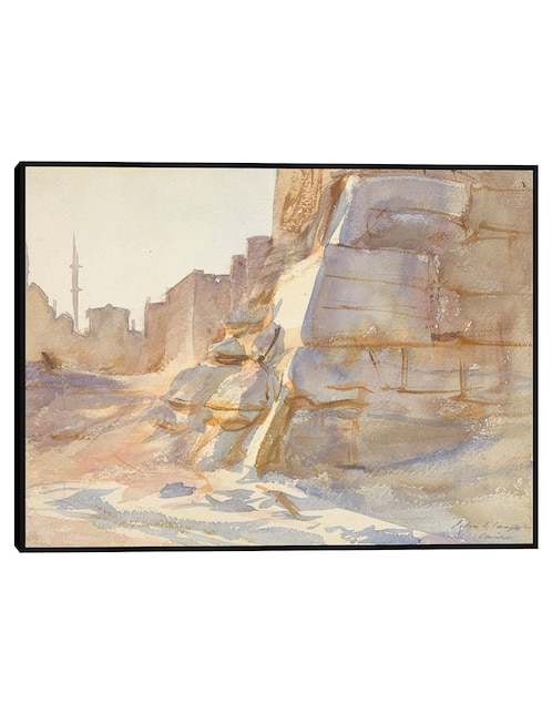 Cuadro decorativo El Cairo (hacia 1891) técnica mixta Lugares 1