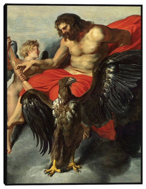 Cuadro decorativo Cupido suplicando a Júpiter (ca. 1611-15) técnica mixta Figuras Celestiales 1