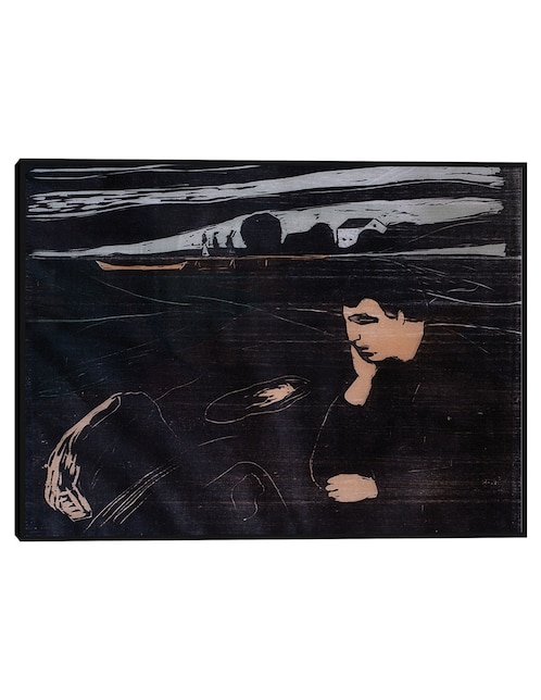 Cuadro decorativo Tarde (Melancolía III) (1902) técnica mixta Siluetas 1
