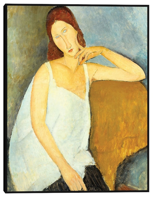 Cuadro decorativo Jeanne Hébuterne (1898-1920) Arte mural técnica mixta Retratos 1