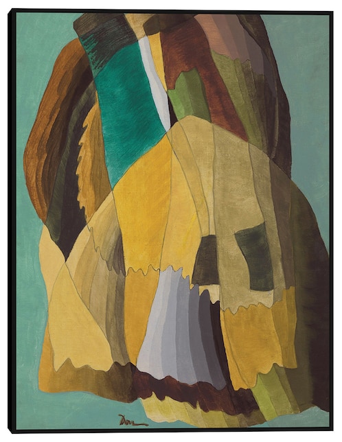 Cuadro decorativo Camino de la costa (1942) técnica mixta Cuadros Jr Formas