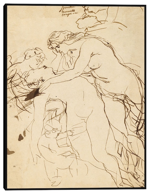 Cuadro decorativo Venus lamentando a Adonis (c. 1608-1612) técnica mixta Cuadros Jr