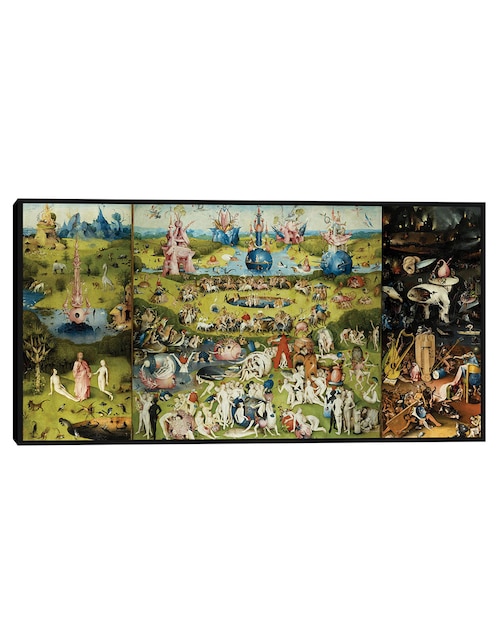 Cuadro decorativo El jardín de las delicias 1504 técnica mixta 1