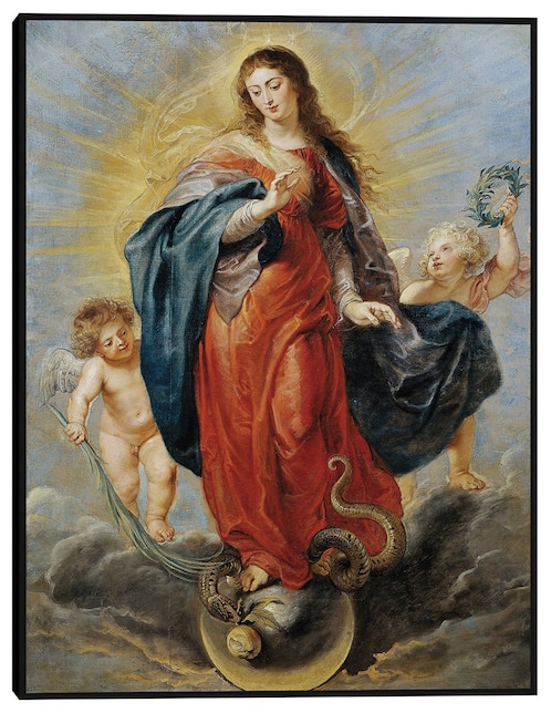 Cuadro decorativo Inmaculada Concepción (1628-1629) técnica mixta Figuras Celestiales 1