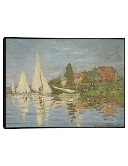 Cuadro decorativo Regatas en Argenteuil (hacia 1872) técnica mixta Navegación 1