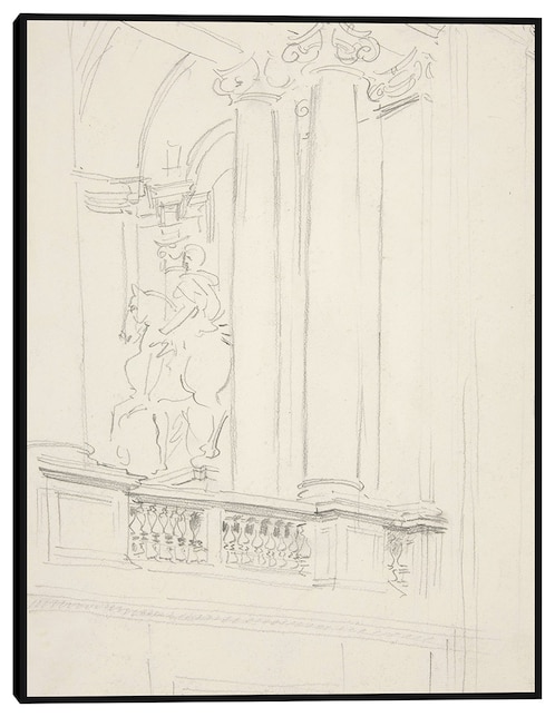 Cuadro decorativo Interior (hacia 1906) técnica mixta Siluetas 1