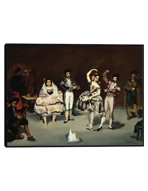 Cuadro decorativo Ballet Español técnica mixta Cuadros Jr Gente