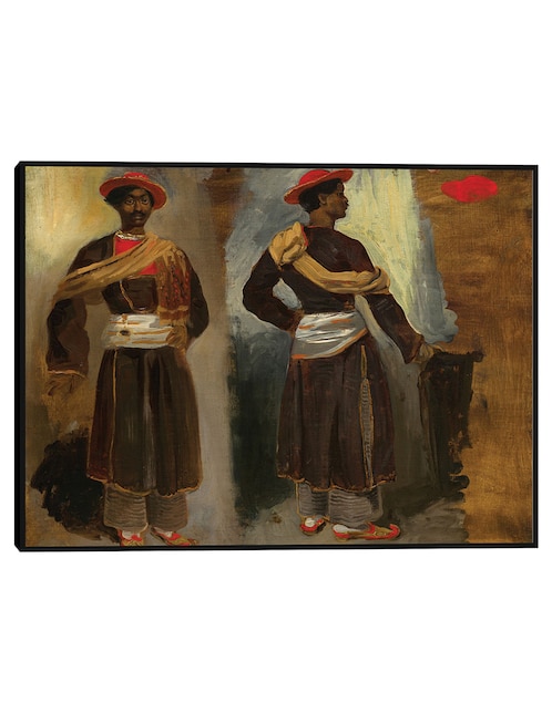 Cuadro decorativo Dos Estudios De Un Indio De Pie De Calcuta C. 1823/1824 técnica mixta Cuadros Jr Obras