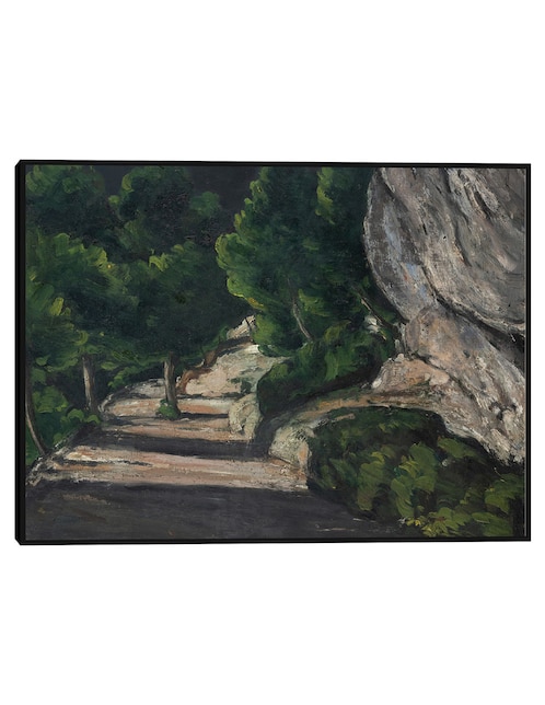 Cuadro decorativo Paisaje. Camino Con Árboles En Las Montañas Rocosas (1870 – 1871) técnica mixta Figuras Celestiales 1