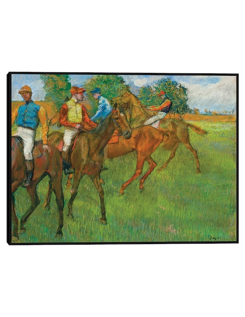 Cuadro decorativo Antes De La Carrera (1887-1889) técnica mixta Campos 1