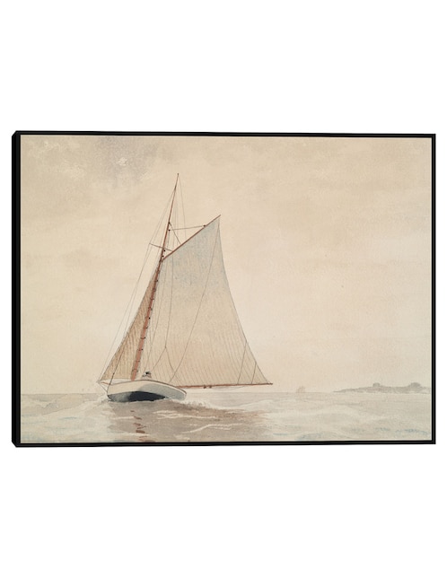 Cuadro decorativo Navegando Frente A Gloucester (Hacia 1880) técnica mixta Bocetos 1