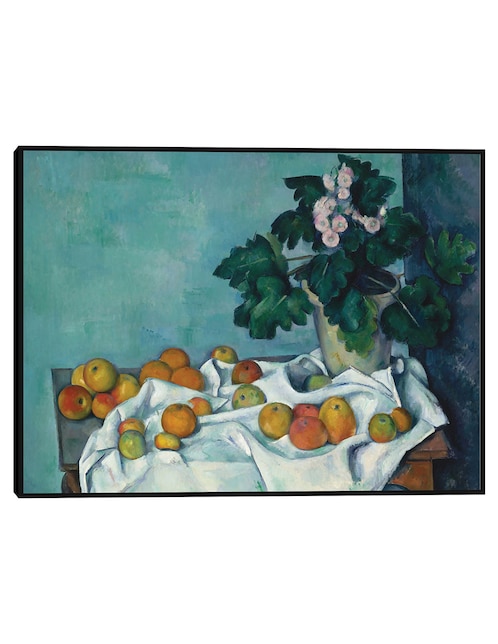 Cuadro decorativo Naturaleza Muerta Con Manzanas Y Una Maceta De Prímulas (Ca. 1890) técnica mixta Deportes 1