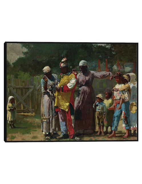Cuadro decorativo Vestirse Para El Carnaval (1877) técnica mixta Motañas 1