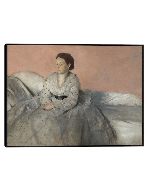 Cuadro decorativo Señora René De Gas, 1872/1873 técnica mixta Cuadros Jr Campos