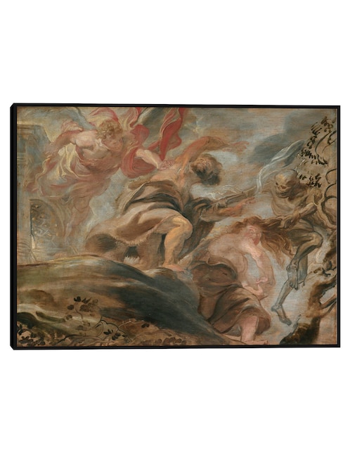 Cuadro decorativo El Juicio De Salomón (1617) técnica mixta Cuadros Jr Montañas