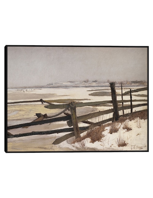 Cuadro decorativo Naturaleza Muerta Con Estatuilla (Década De 1890) técnica mixta Caminos 1