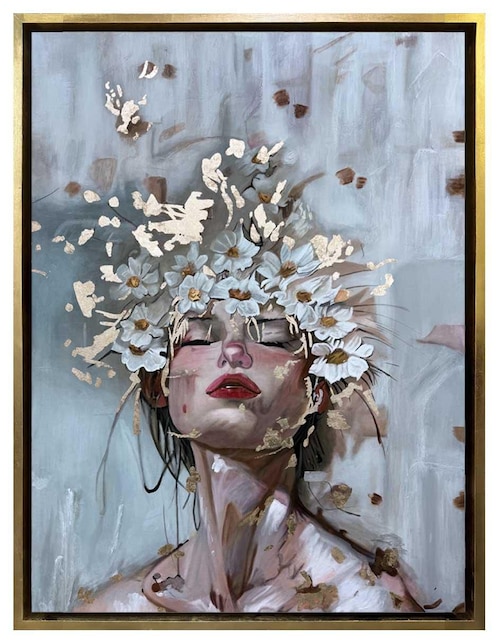 Pintura Peaceful Nature técnica acrílico Lune Art Gallery Flores