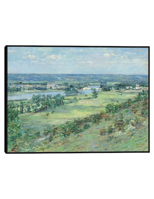Cuadro decorativo El valle del Sena técnica mixta Cuadros Jr Inspiración