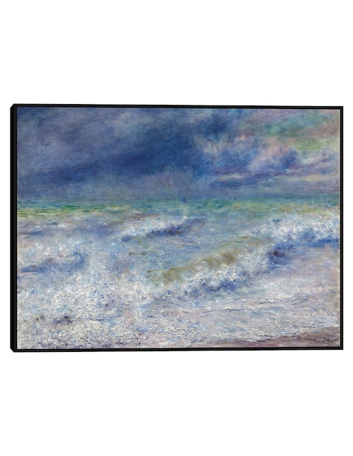 Cuadro decorativo Paisaje marino (1879) técnica mixta Olas 1