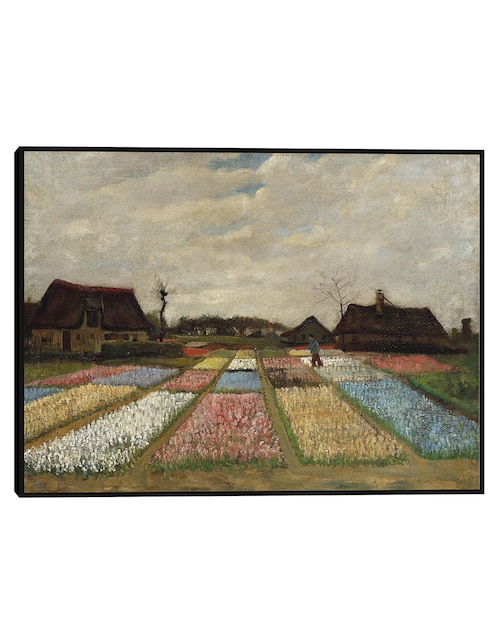 Cuadro decorativo Parterres de flores en Holanda (c. 1883) técnica mixta Cuadros Jr Campos