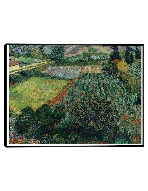 Cuadro decorativo Campo de amapolas (1889) técnica mixta Cuadros Jr Campos