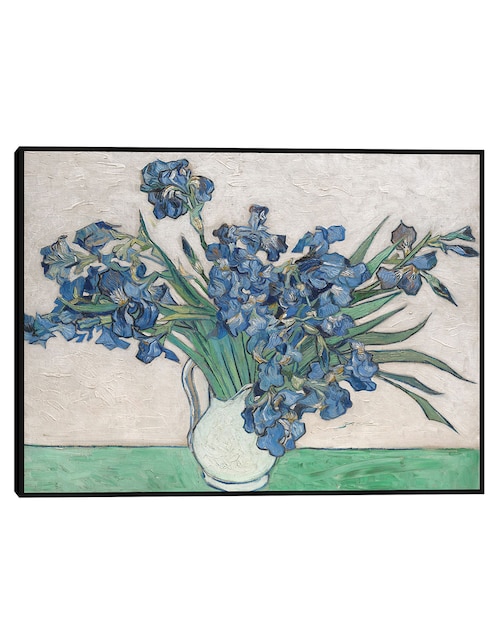 Cuadro decorativo Iris 1890 técnica mixta Floreros 1