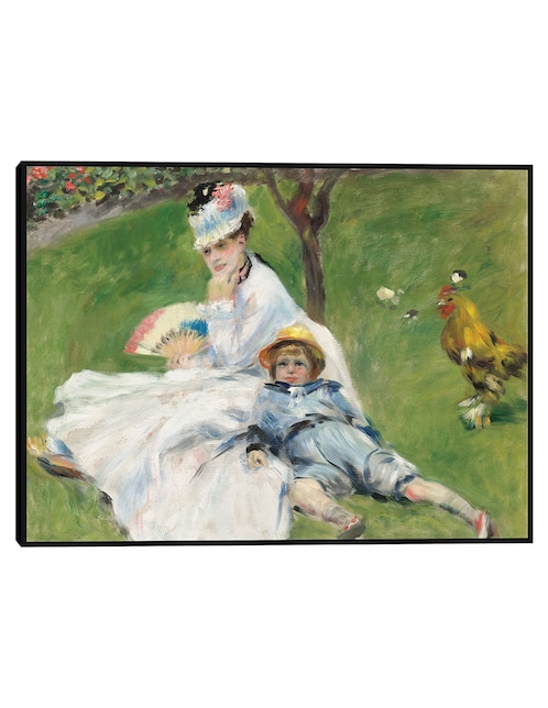 Cuadro decorativo Madame Monet y su hijo técnica mixta Gente 1