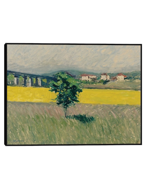 Cuadro decorativo Pradera del Pont D'Argenteuil técnica mixta Campos 1
