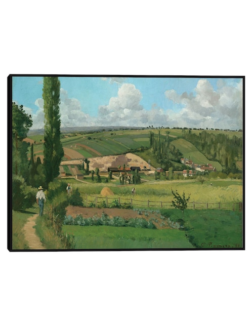 Cuadro decorativo Paisaje en Les Patis, Pontoise técnica mixta Cuadros Jr Caminos