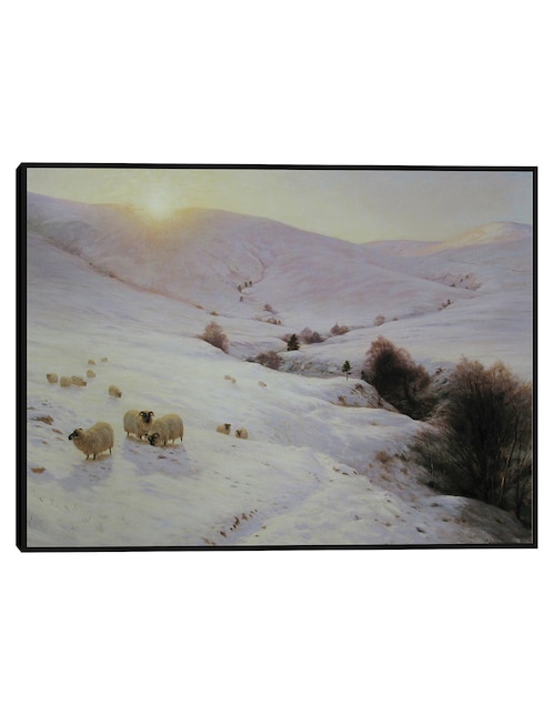 Cuadro decorativo Colinas del sur técnica mixta Invierno 1