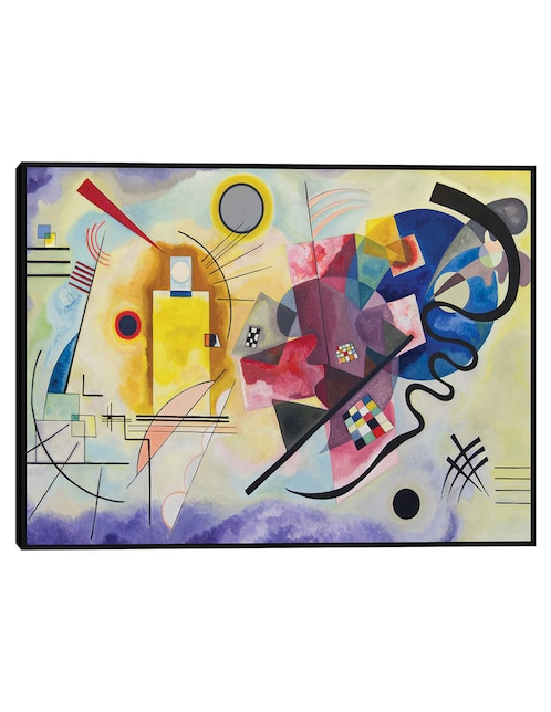 Cuadro decorativo Gelb - Rot - Blau (amarillo-rojo-azul), 1925 técnica mixta Formas 1