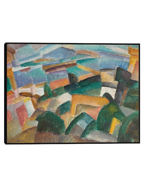 Cuadro decorativo Paisaje (1914) técnica mixta Arquitectura 1