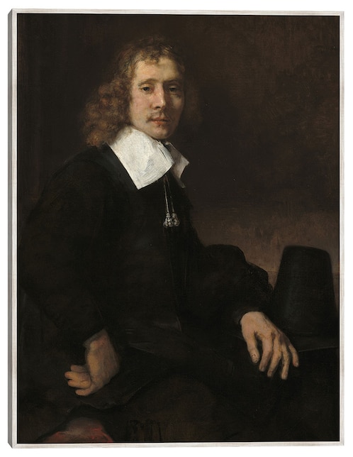 Cuadro decorativo Un Joven Sentado A Una Mesa (Posiblemente Govaert Flinck) (C. 1660) técnica mixta Cuadros Jr Fotografía