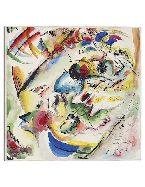 Cuadro decorativo Borrador de 'Improvisación de Ensueño' (1913) técnica mixta  Abstracto 1