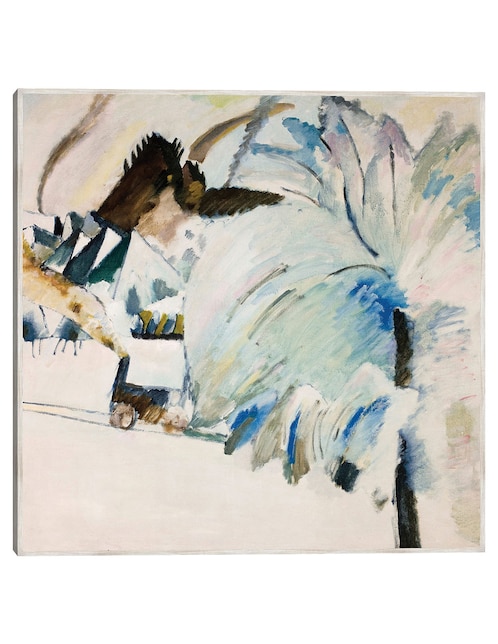 Cuadro decorativo Murnau Con Locomotora (1911) técnica mixta Cuadros Jr Abstracto