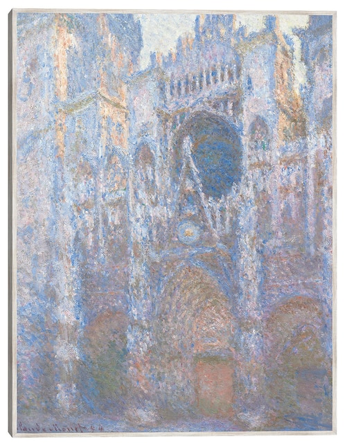 Cuadro decorativo Catedral De Rouen, Fachada Oeste (1894) técnica mixta Ciudades 1