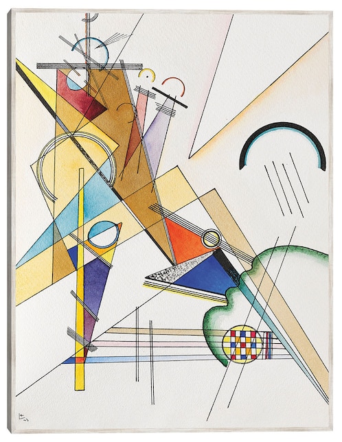Cuadro decorativo Tejido (1923) técnica mixta Abstracto 1