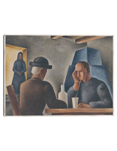 Cuadro decorativo En Una Posada (1927) técnica mixta  Fotografía 1