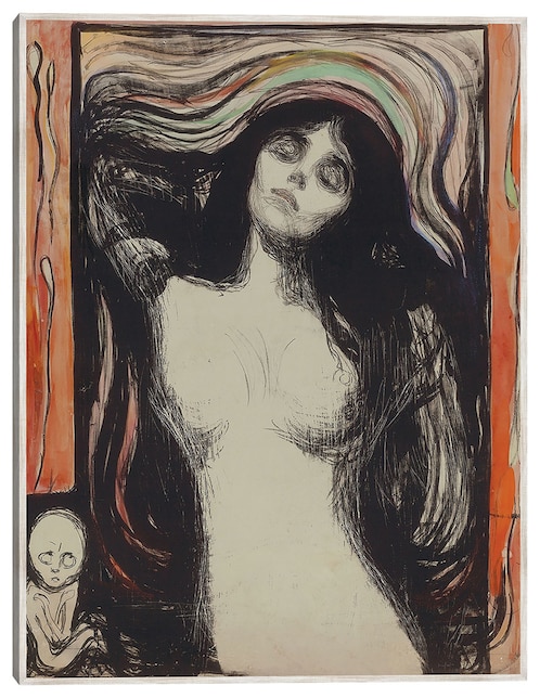 Cuadro decorativo Virgen (1895–1896) técnica mixta Abstracto 1