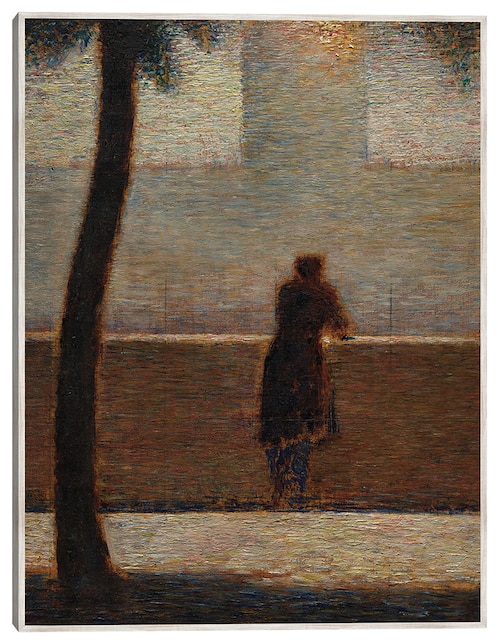 Cuadro decorativo Un Hombre Apoyado En Un Parapeto (Hacia 1881) técnica mixta  Gente 1